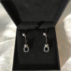 Links of London Silver drop earrings.